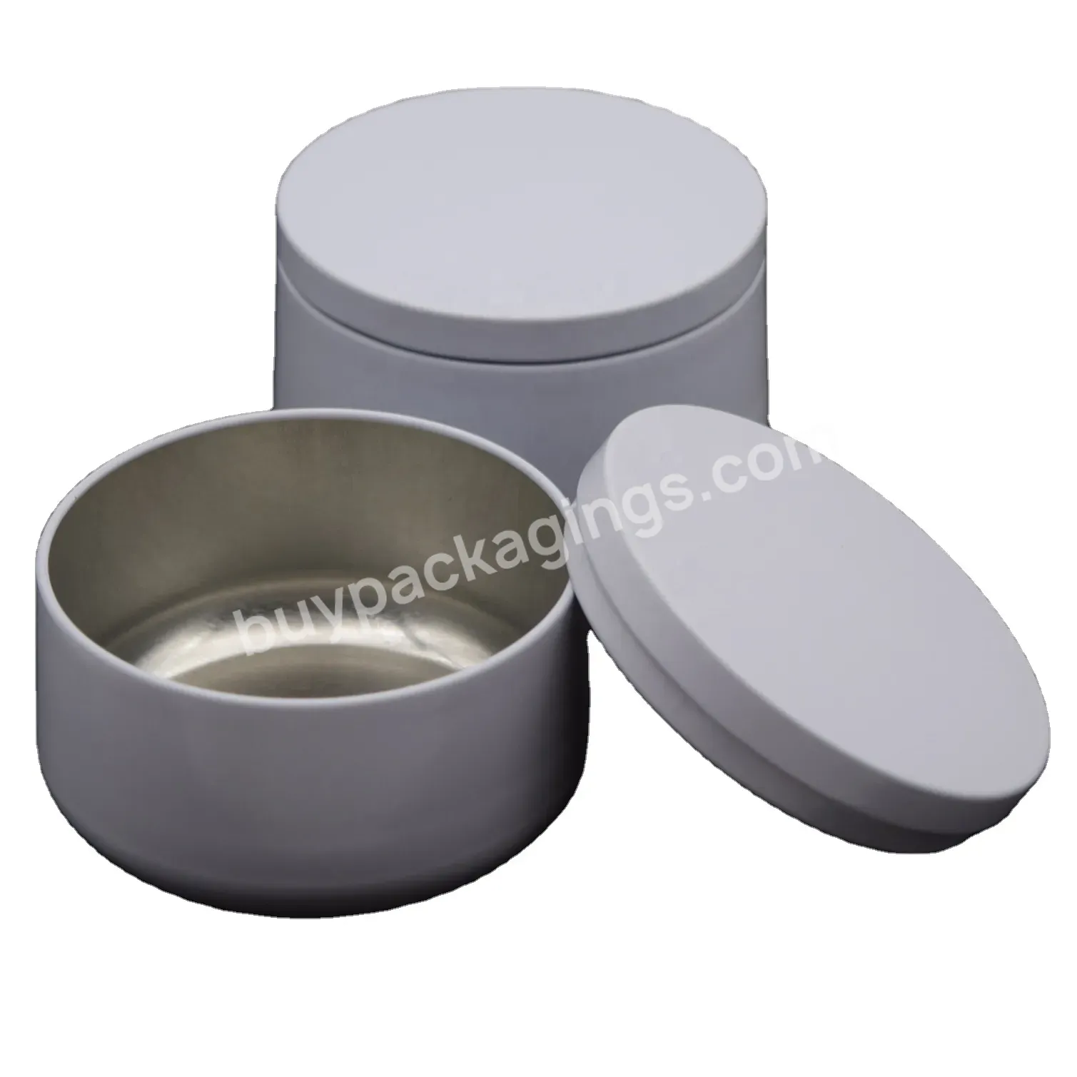 Factory Wholesale Leak Proof Air Tight White Candle Tin Jar 8 Oz Bowl Shape Tin Cans For Candle White 8oz 6 Oz - Buy 8oz White Tins,White Seamless Tins,White Metal Jar 8oz.