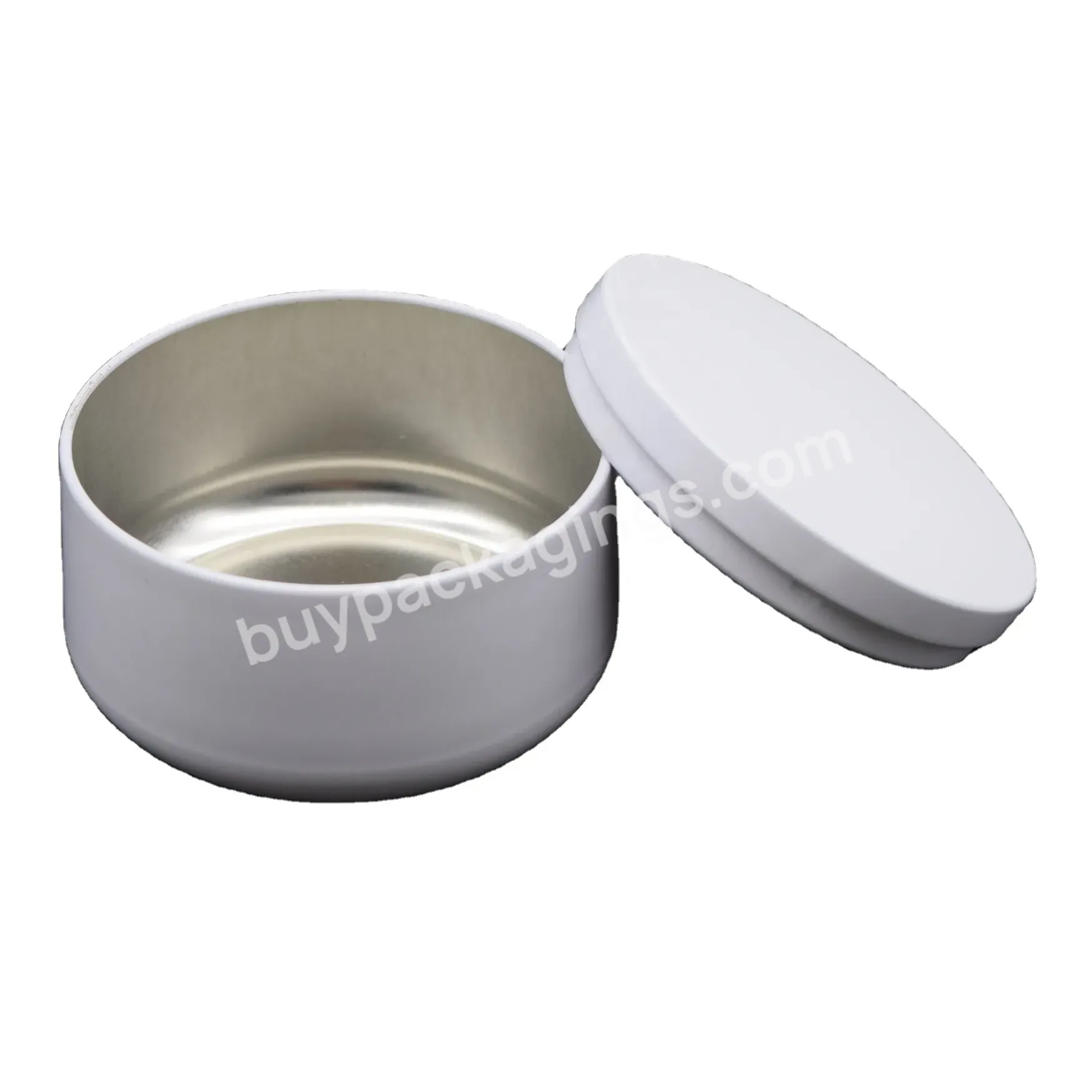 Factory Wholesale Leak Proof Air Tight White Candle Tin Jar 8 Oz Bowl Shape Tin Cans For Candle White 8oz 6 Oz - Buy 8oz White Tins,White Seamless Tins,White Metal Jar 8oz.