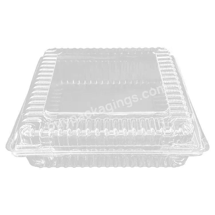 Factory Wholesale Plastic Pet Square Disposable Transparent Clamshell Fruit Vegetable Tray Packaging Box With Lnid - Buy Clam Shell Fruit Vegetable Tray Packaging Box With Lid,Pet Plastic Packaging Box,Fruit Vegetable Tray Packagig Box With Lid.