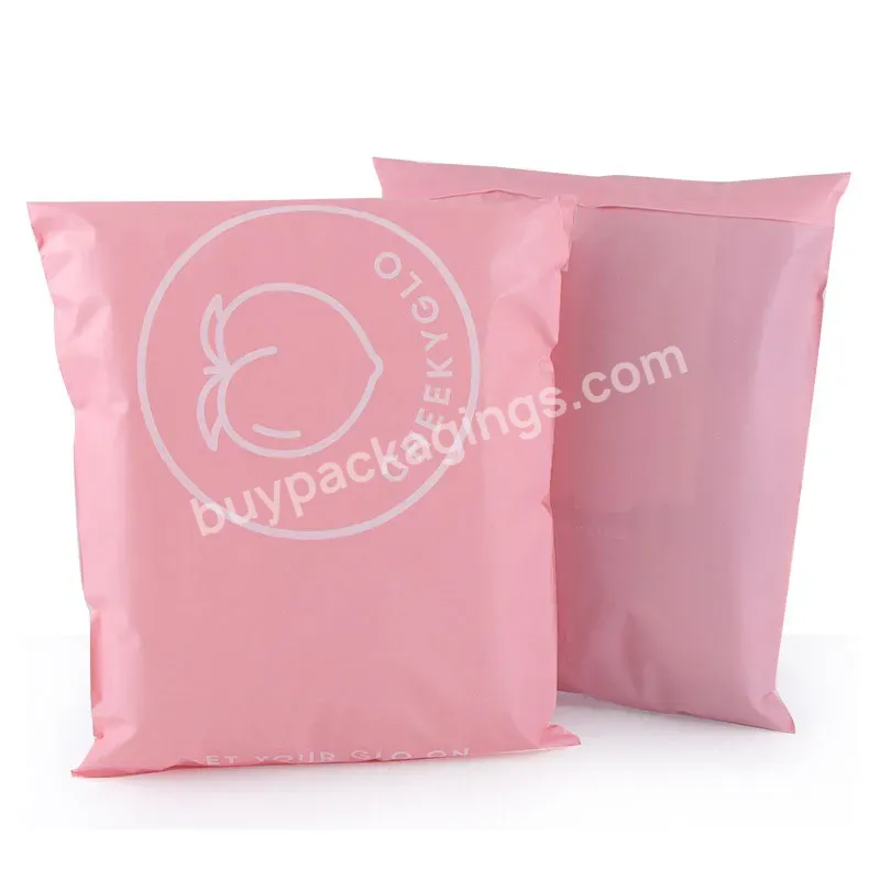 Factory Wholesale Small Business Custom Mailing Bags Plastic Packaging Pink Polymailer Waterproof Express Shipping Envelope