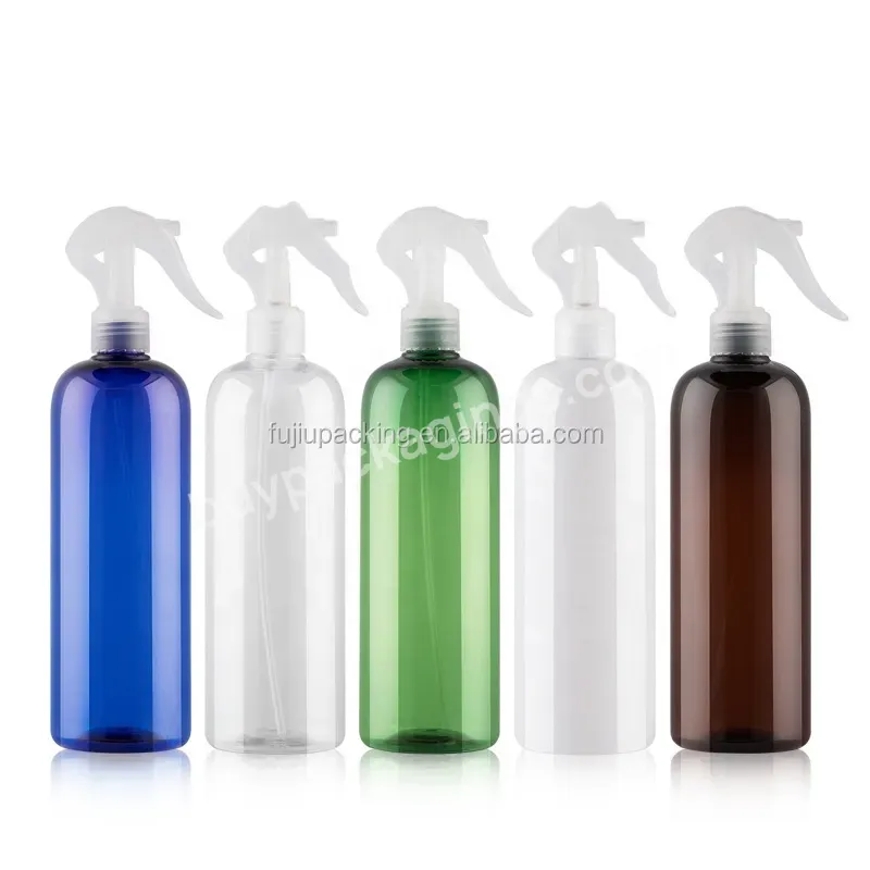 Factory Wholesales 250ml 300ml 500ml 17oz Alcohol Room Home Plastic Pet Water Plastic Fine Mist Spray Bottle - Buy Columnar Spray Bottle With Trigger,250ml 500ml Empty Plastic Pet Spray Bottles With Trigger Spray Head For Hair Care Cleaner Detergent,