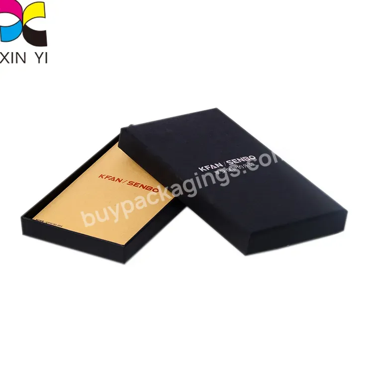 Fancy Design Kraft Notebook Packaging In Carton Rigid Cardboard Box