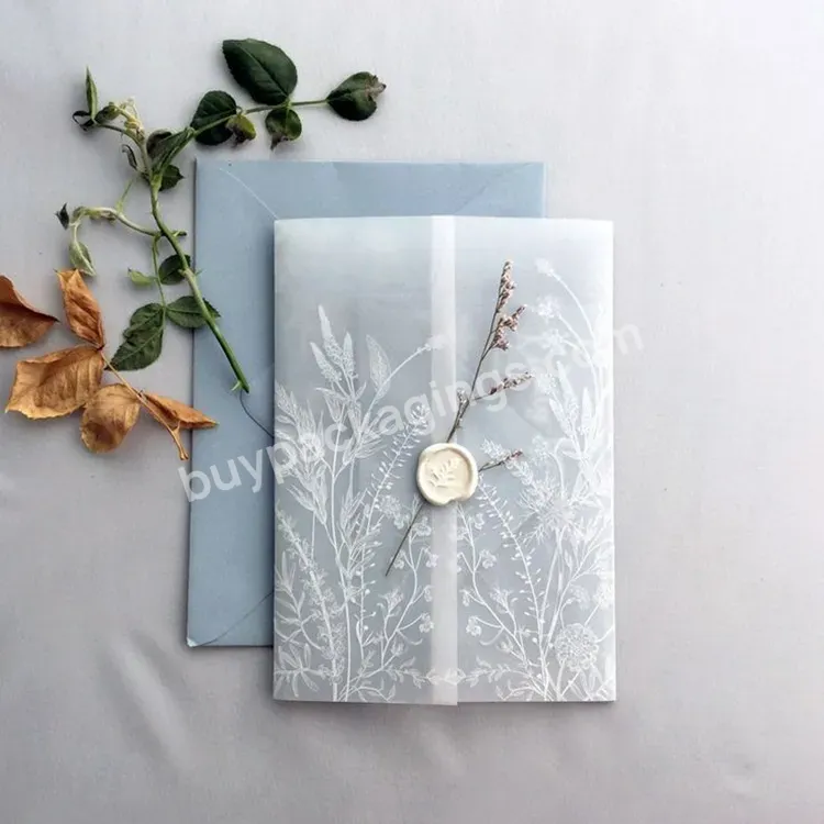 Fancy Vellums Printing Paper Translucent Vellum Paper See-through Paper Envelope For Wedding Invitations - Buy Fancy Printing Paper,Vellums Printing Paper,Translucent Vellum Paper.