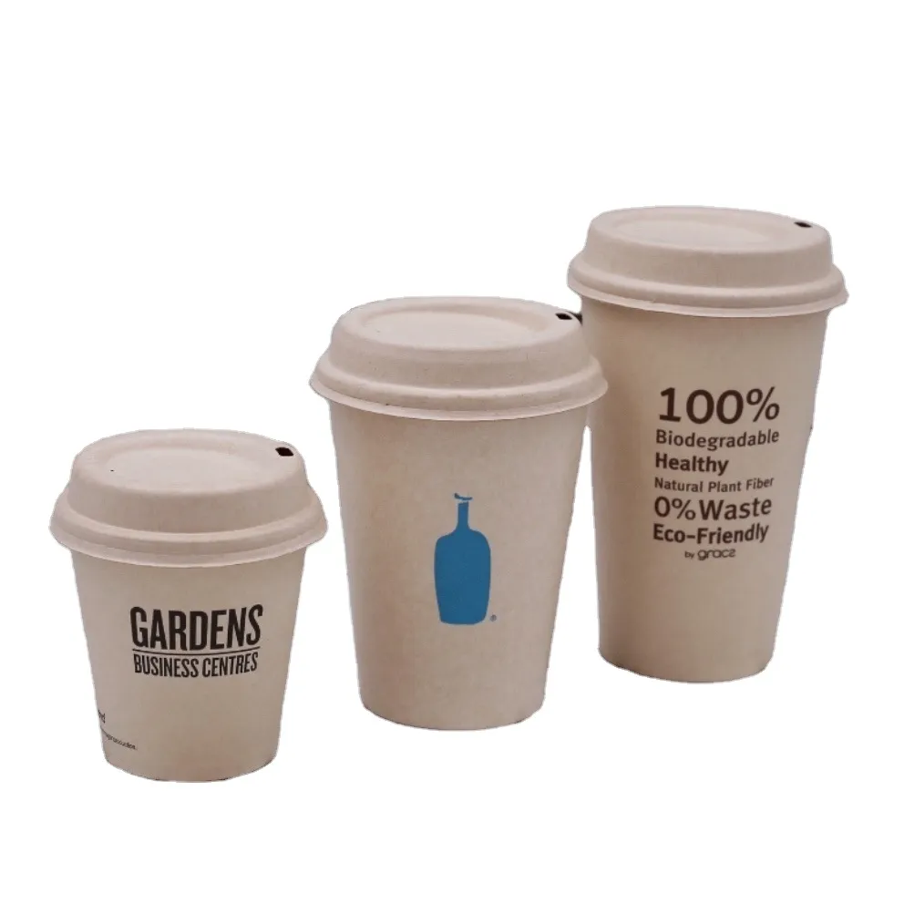 Fashion Custom Double PE Paper Cup Biodegradable For Juice Coffee  Biodegradable Paper Cup