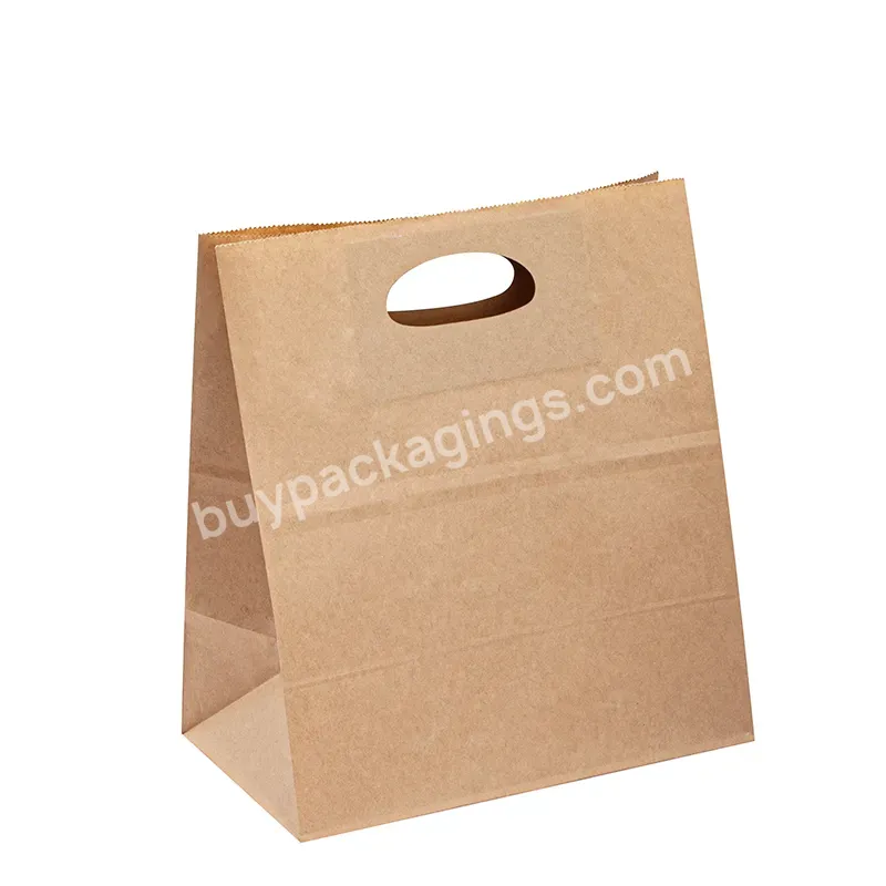 Fashion Design Sos Paper Bag Die Cut Handle Kraft Paper Bags With Your Own Logo - Buy Die Cut Paper Bag,Die Cut Handle Kraft Paper Bag,Paper Bag With Log Print.