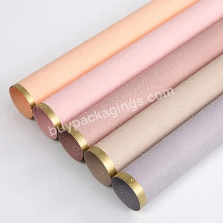 Fashion Simple Flower Paper Wrapping Creative Four-leaf Grass High-end Flower Shop Floral Material Wrapping Paper