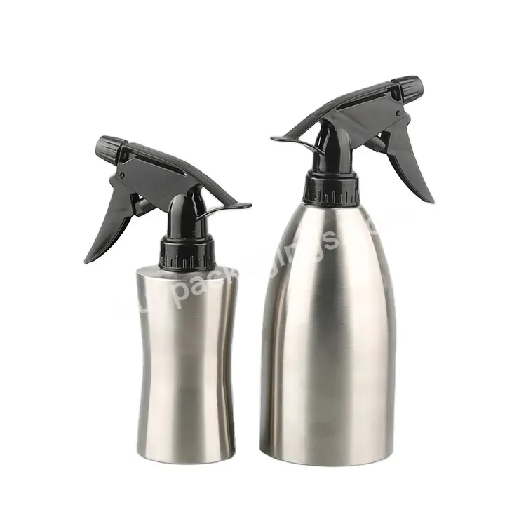 Fashion Style Stainless Steel Trigger Pump Bottle 220ml Spray Bottle For Toilet Cleaning - Buy 220ml Spray Bottle For Toilet Cleaning,Stainless Steel Trigger Pump Bottle,304 Stainless Steel Spray Bottle.