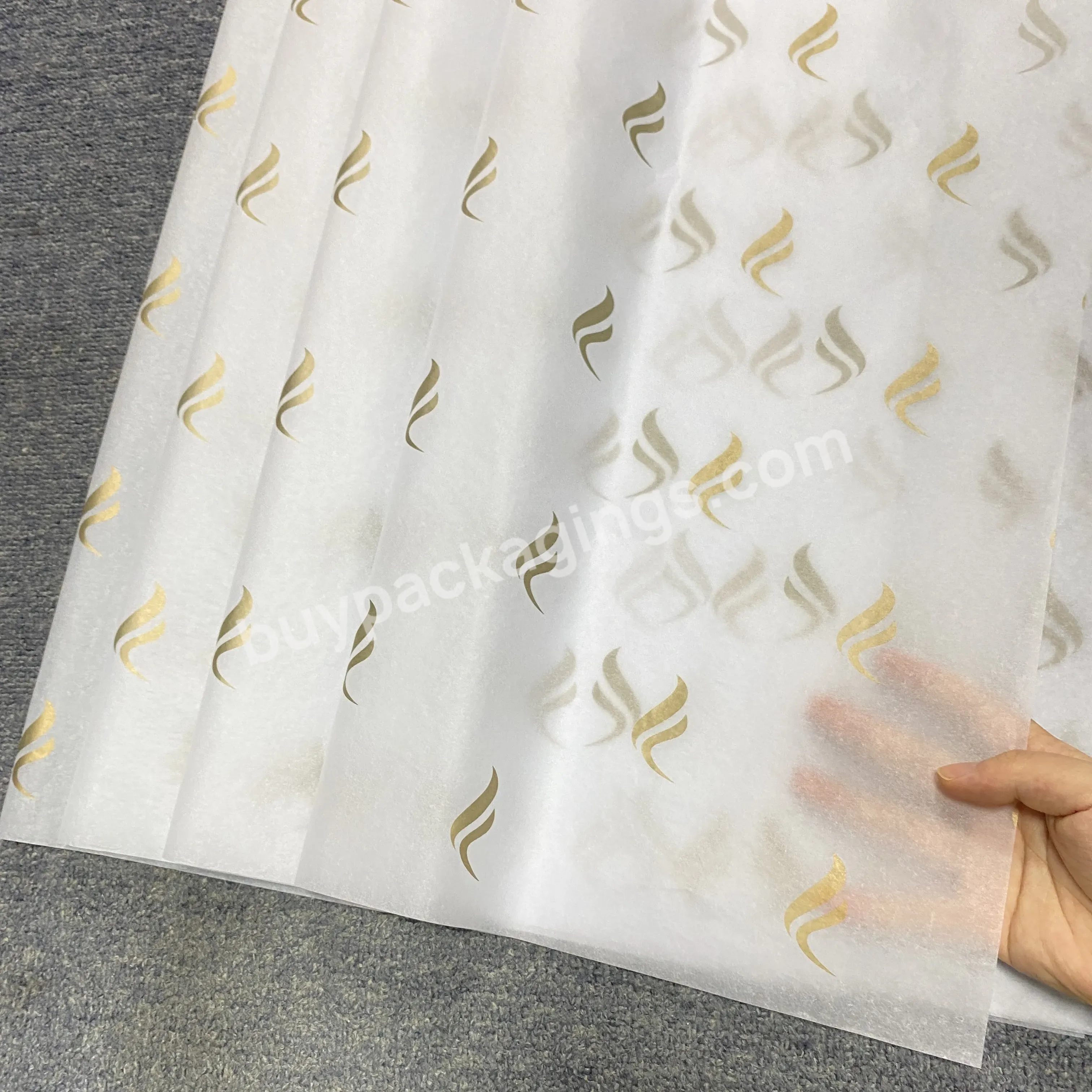Fashionable Custom Printed Logo Tissue Wrapping Paper For Trending Products Packaging Clothes