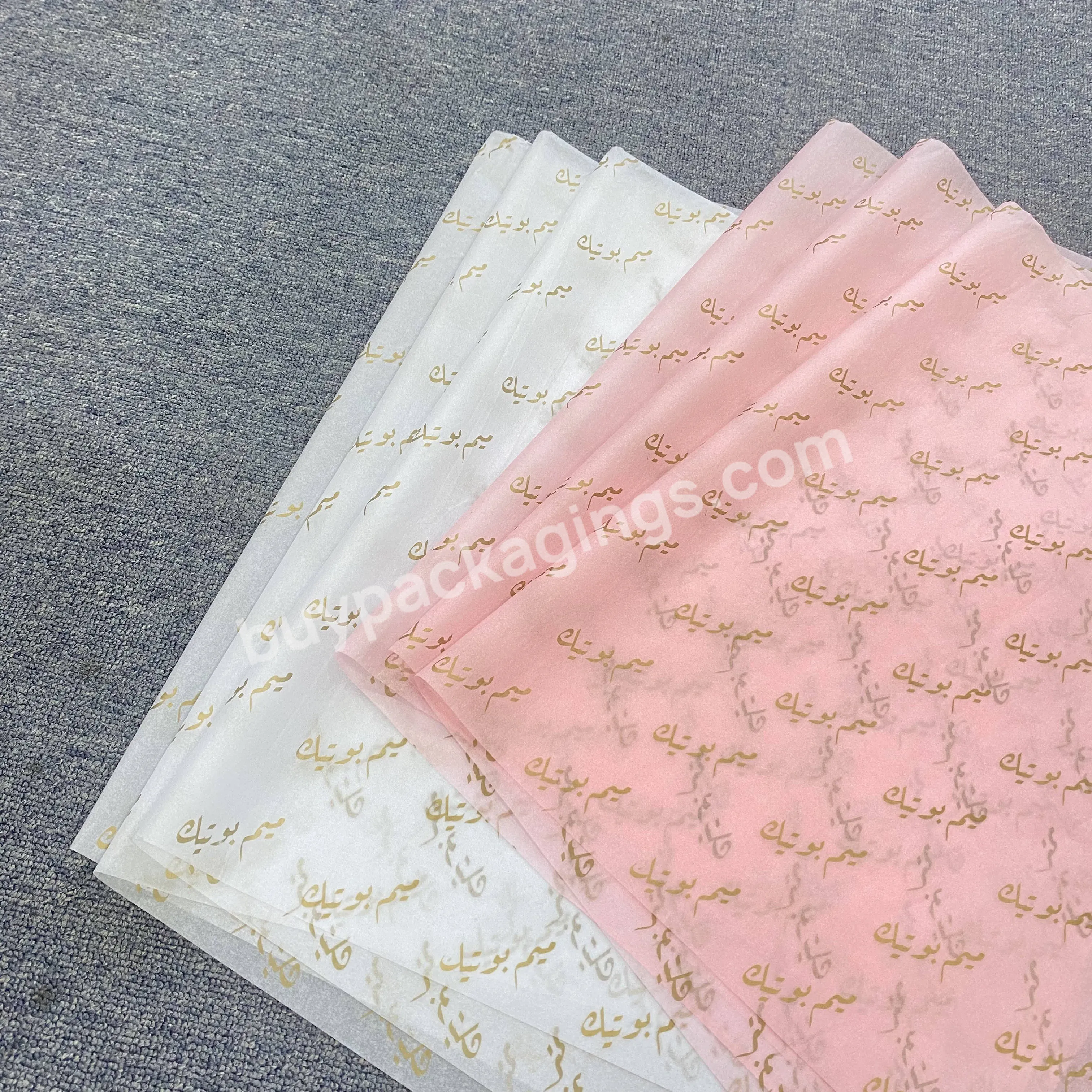 Fashionable Design High Quality Low Moq 17g Wrapping Tissue Paper Customize Any Size Logo Print Luxury Flower Tissue With Brand - Buy High Quality Low Moq 17g Wrapping Tissue Paper,Customize Any Size Logo Print,Luxury Flower Tissue With Brand.