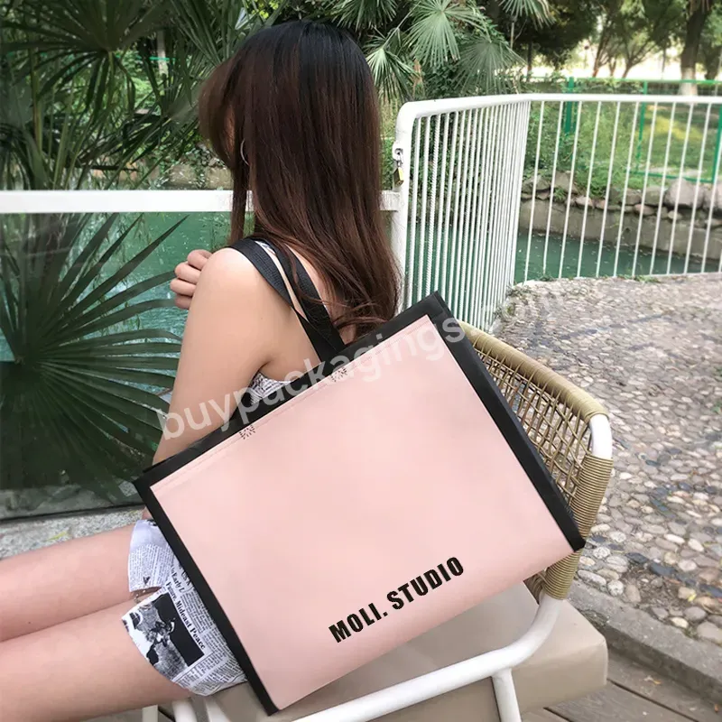 Fashionable High Quality Printing Eco Recycle Laminated Custom Shopping Handle Pp Non Woven Bag For Shopping - Buy Fashionable High Quality Printing Eco Recycle Handle Pp Non Woven Bag For Shopping,Custom Shopping Handle Stock Pp Non Woven Bag,Custom