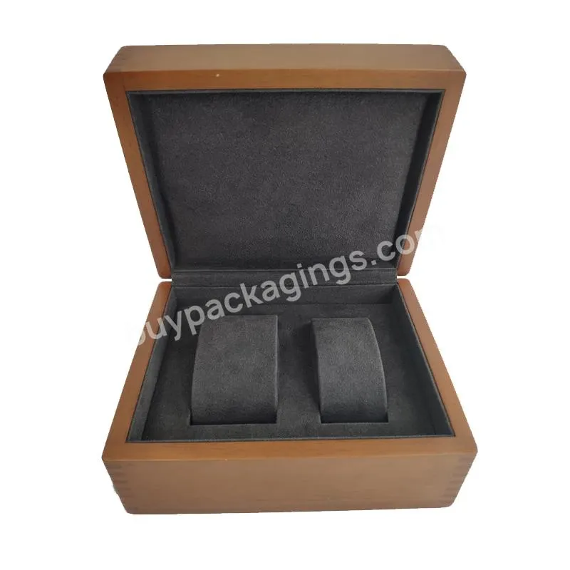 Fashionable Luxury Big Wood Watch Box Lacquered Packaging Case Storage Custom Logo Printed Watch Display Gift Watch Box