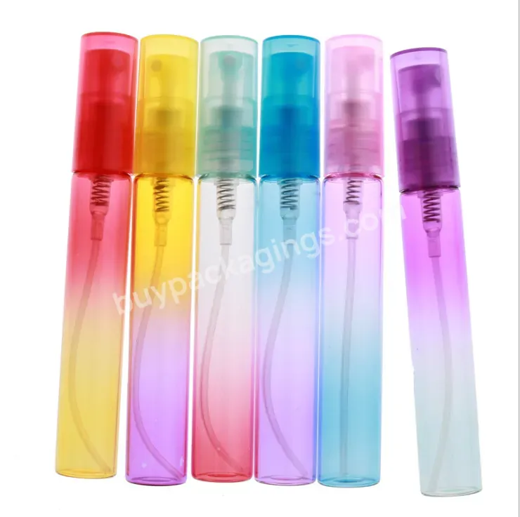 Fast Selling 5ml 8ml 10ml Graindent Colorful Glass Spray Refillable Perfume Bottle Small Empty Rainbow Bottle - Buy Glass Spray Bottle,10ml Spray Bottle,Refillable Perfume Spray Bottle.