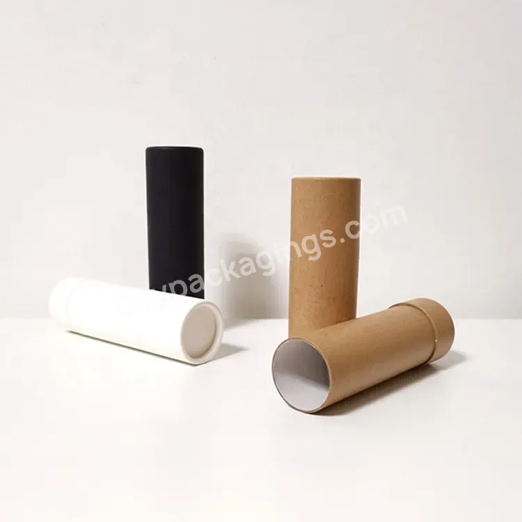 Fillable Round Plastic Free Cardboard Containers Biodegradable 2 Oz 2.5oz Deodorant Paper Tube Packaging - Buy Deodorant Packaging Paper Tube,Biodegradable Deodorant Tube,Deodorant Containers Paper.