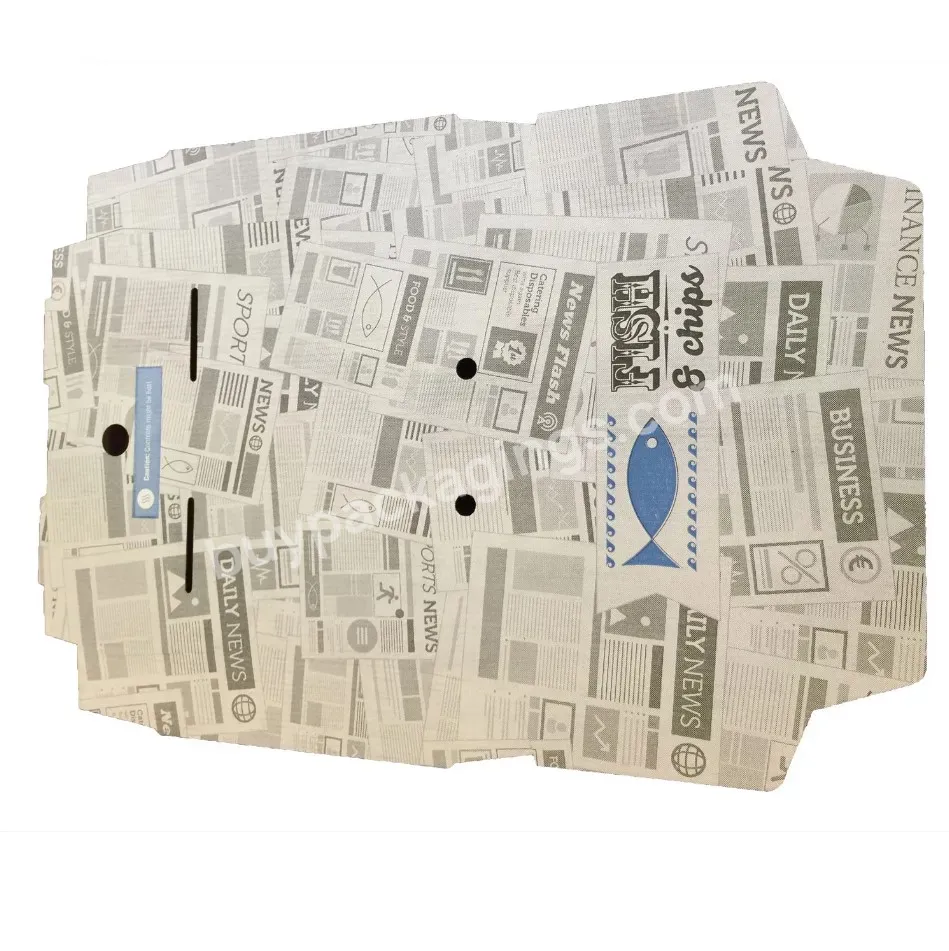 Fish And Chip Meal Boxes - Newspaper Print Box Tray Fast Food Container Takeaway - Buy Fashion Carton Pantyhose Pics,Fashion Carton Pantyhose Pics,High Quality Takeaway Pizza Box.