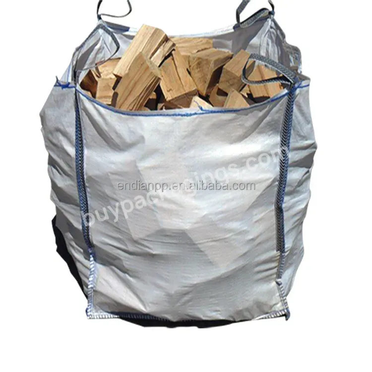 Flexible Pp 1 Ton 1000kg Container Bag Fibc Big Jumbo Bag For Firewood Sand Gravel - Buy Jumbo Bag Firewood,Fibc Bag Firewood,Container Bag Firewood.
