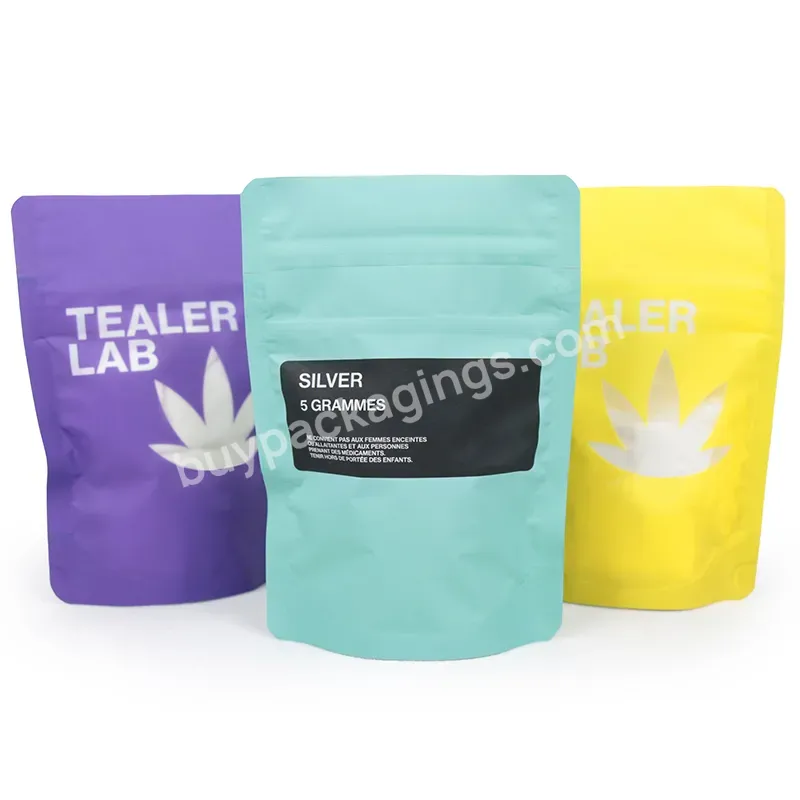 Foil Laminated Plastic Resealable Ziplock Bags Exit Edibles Packaging Smell Proof Candy Gummies 3.5g Mylar Bags Custom Printed - Buy Custom Mylar Bags With Leaves Window,Smell Proof Ziplock Bolsas Packaging 3.5 Resealable 1 Gram 4g Custom Printed Can