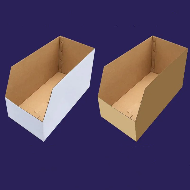 Foldable Warehouse Storage Box Corrugated Paper Cardboard Bin Box