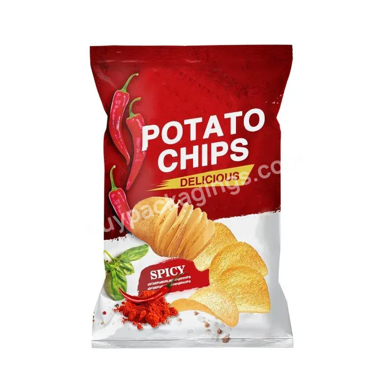 Food Empty Roll Packaging Customized Printed Plantain Paper Blank Frozen Plastic Potato Chips Bag - Buy Chips Bag,Potato Chips Bag,Plastic Potato Chips Bag.