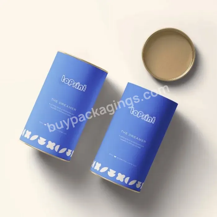 Food Grade Airtight Cylinder Tube Packaging Round Cardboard Ammo Boxes Printed Food Container With Tin Lid - Buy Paper Canister,Cylinder Tube Packaging,Printed Packaging Cardboard Boxes.