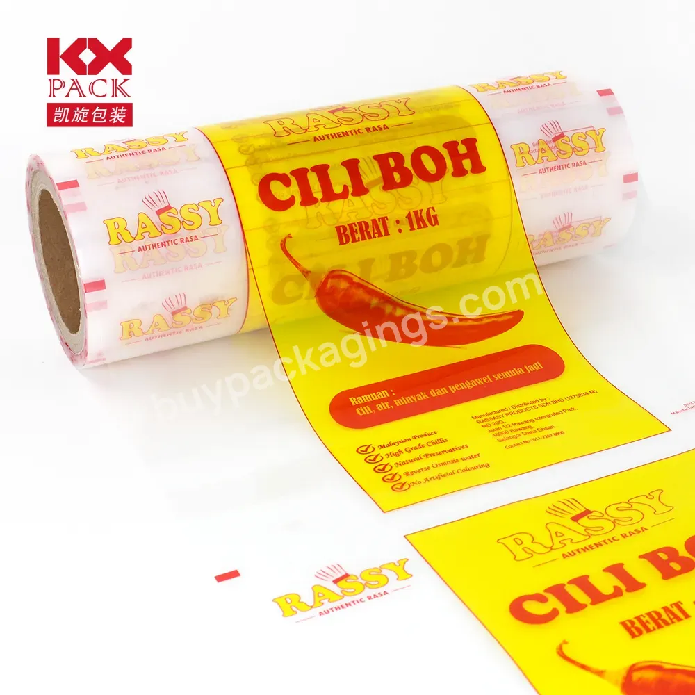 Food Grade Auto Plastic Packaging Roll Film For 1kg Chilli Paste Packing - Buy Food Grade Auto Plastic Packaging Roll Film For 1kg Chilli Paste Packing,Food Grade Auto Plastic Packaging Roll Film For 1kg Chilli Paste Packing,Food Grade Auto Plastic P