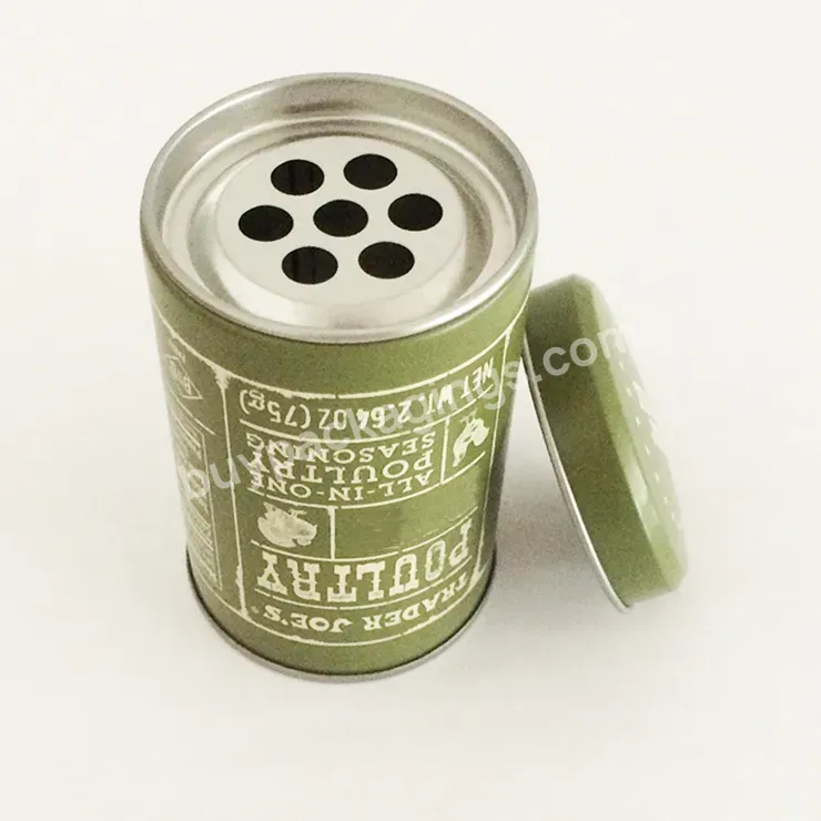 Food Grade Bbq Spice Packaging Tin Can With Inner Lid - Buy Food Grade Bbq Spice Packaging Tin Can With Inner Lid,Bbq Spice Tin Can,Spice Packaging Tin Can.
