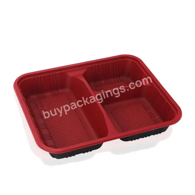 Food Grade Disposable Pp 3 Compartments Food Boxes Plastic Takeaway Packaging Food Containers - Buy Disposable Compartment Food Containers With Lid,Bpa Free Takeaway Microwavable Plastic Disposable 3 Compartment Food Container,Takeaway Microwave Heat