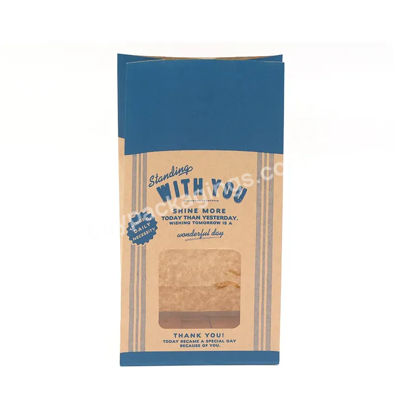 Food Grade High Quality Brown Kraft Potato Chips Paper Bag With Window - Buy Potato Chips Paper Bag,High Quality Paper Bag,Paper Bag For Potato Chips.