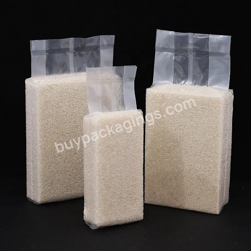 Food Grade High Transparent Laminated Plastic Vacuum Pouch Rice Vacuum Package Bags - Buy Vacuum Package,Rice Vacuum Package,Vacuum Packaging Bags.