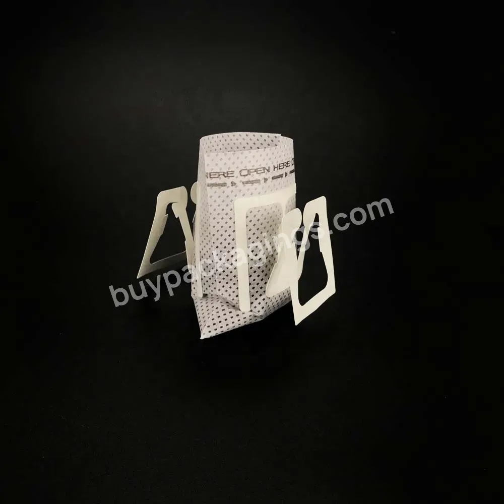 Food Grade Packaging Ear Hanging Ecofriendly Material Drip Coffee Bag Filter - Buy Coffee Bag Filter,Ecofriendly Material Drip Coffee Filter Bag,Coffee Drip Bag Filter.