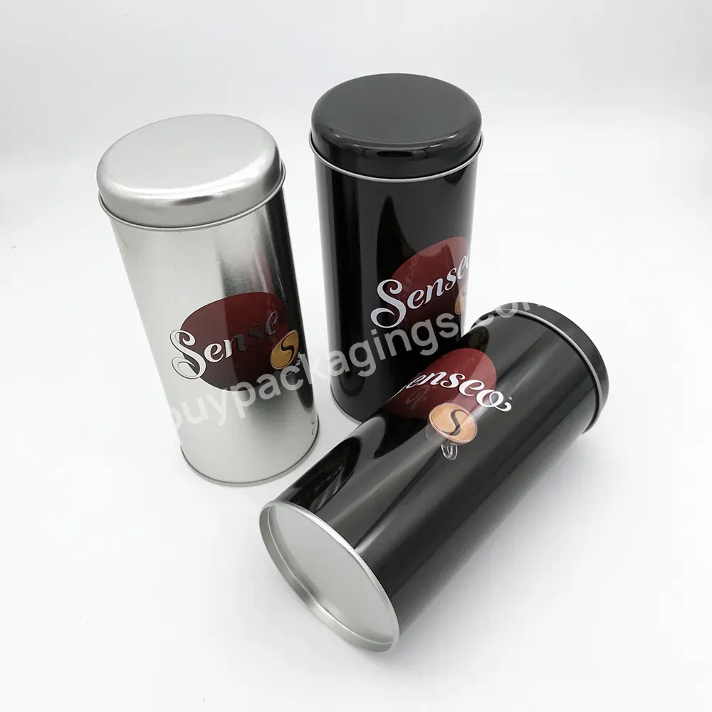 Food Grade Packaging Round Empty Metal Tin Cans For Coffee - Buy Empty Metal Tin Cans,Coffee Tin Can Packaging,Food Grade Coffee Tin Cans.