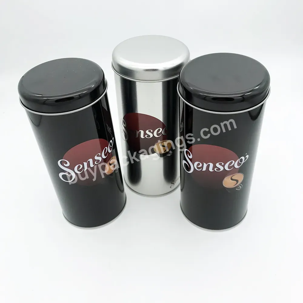 Food Grade Packaging Round Empty Metal Tin Cans For Coffee - Buy Empty Metal Tin Cans,Coffee Tin Can Packaging,Food Grade Coffee Tin Cans.