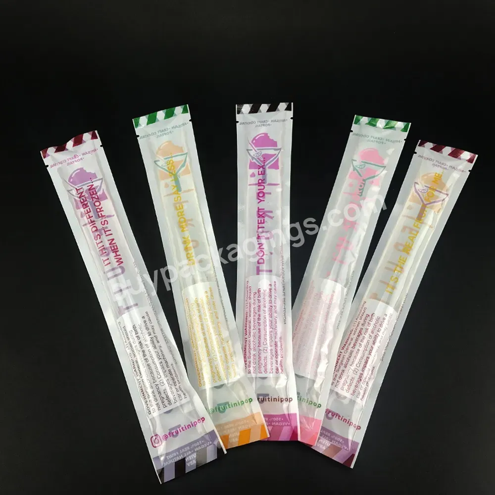 Food Grade Wholesale Disposable Custom Color Heat Seal Soft Poly Clear 120ml Frozen Ice Lolly Tube Popsicle Packaging Bag - Buy Ice Lolly Tube Bag,Ice Pop Bags Custom,Ice Lolly Bags.