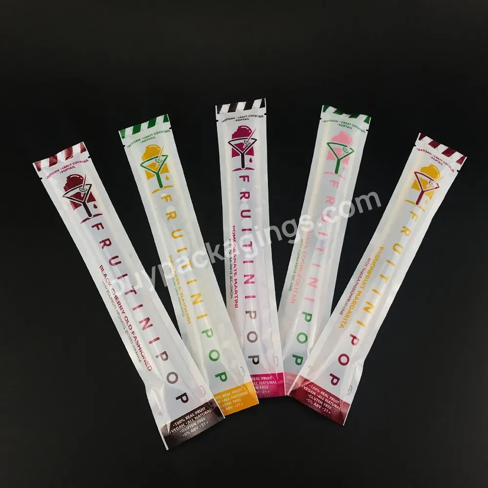 Food Grade Wholesale Disposable Custom Color Heat Seal Soft Poly Clear 120ml Frozen Ice Lolly Tube Popsicle Packaging Bag - Buy Ice Lolly Tube Bag,Ice Pop Bags Custom,Ice Lolly Bags.
