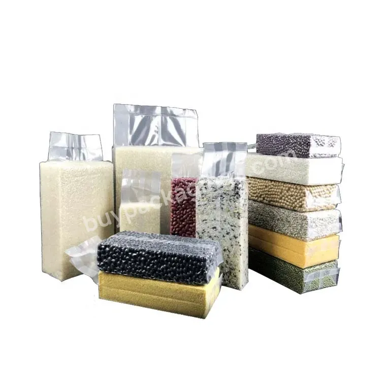 Food Packaging Bag Transparent Vacuum Plastic Bag For Rice Can Be Customized To Print Logo - Buy Rice Plastic Transparent Vacuum Bag,Frozen French Fries Plastic Sealed Bag,Vacuum Heat Sealed Bag For Rice.