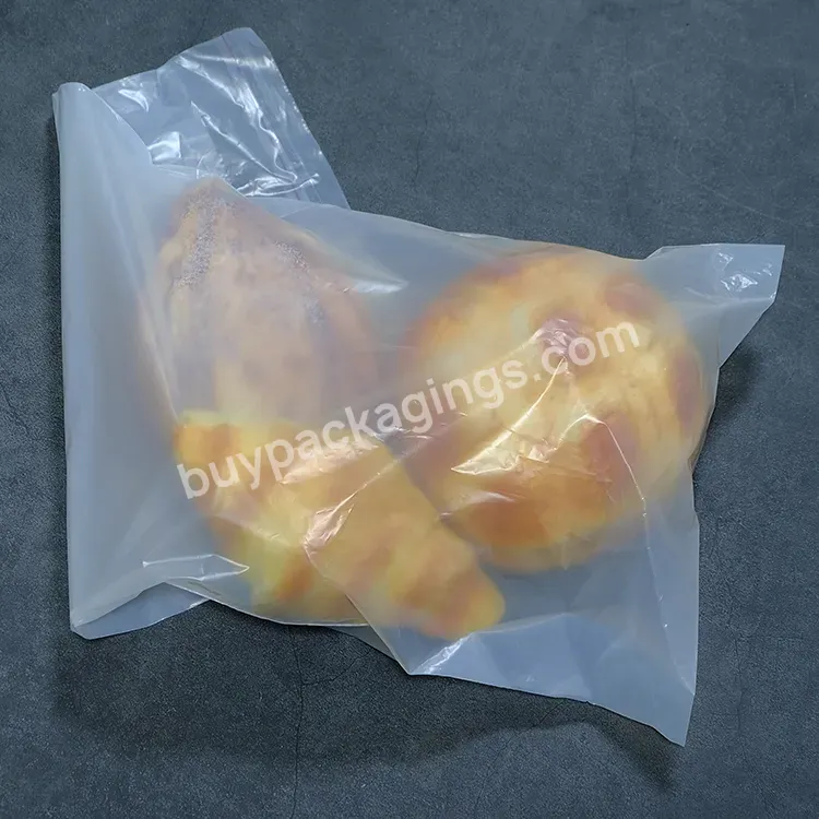 Food Safe Bread Packaging Biodegradable Pla+pbat Custom Compostable Translucent Bag - Buy Bread Packaging Bag,Compostable Bag,Pla+pbat Biodegradable Bag.