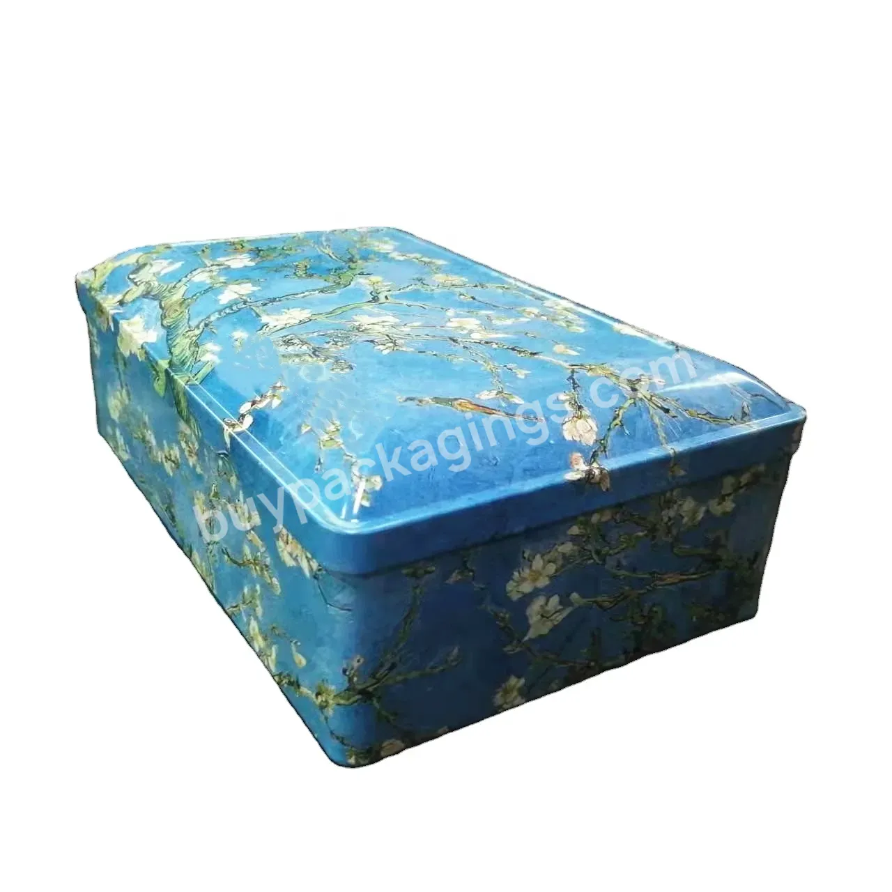 Food Safe Custom Large Treasure Tin Box With Domed Hinged Lid Treasure Box Metal Tin Container For Packaging Chocolates Cookies - Buy Treasure Box Tin,Tin Treasure Box,Domed Lid Big Tin.