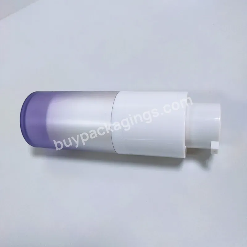 For Foundation Serum Eye Cream Packaging Skincare Cosmetic Rotary Vacuum Airless Lotion Pump Bottle 15ml 30ml 50ml - Buy Airless Pump Bottle Refillable,Airless Pump Bottle Gold Trim,Airless Pump Bottle Brown.