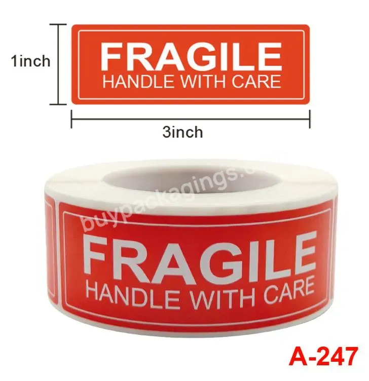 Fragile Packaging Labels High Quality Handle With Care Label Warning Sticker - Buy Warning Sticker Labels,Custom Stickers,Fragile Packaging Labels.