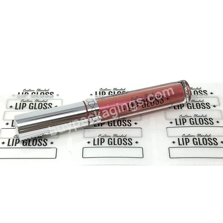 Free Design Custom Lipgloss Label Stickers - Buy Lipgloss Label Stickers,Lipgloss Stickers,Custom Lipgloss Stickers.