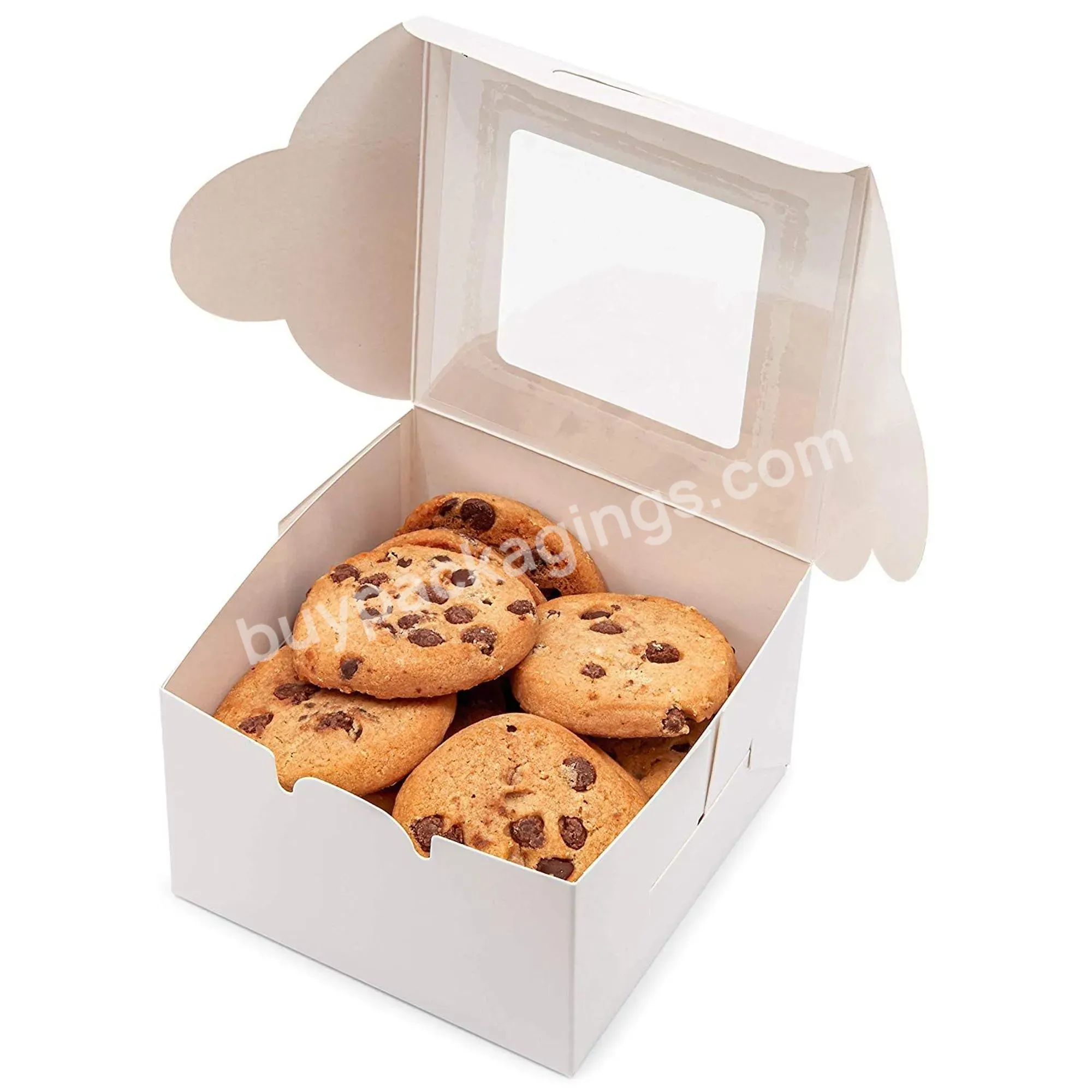 Free Design Customized White Kraft Paper Cookie Boxes Packaging - Buy White Paper Cookie Boxes,White Kraft Paper Box,White Paper Box Packaging.