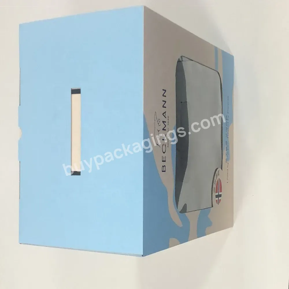 Free Design Eco Custom Logo Printed Corrugated Shipping Box With Clear Pvc Window /plastic Handles - Buy Corrugated Shipping Box For Stationary Packing,School Bags Packaging Box Design,Retails Cardboard Box With Pvc Window.