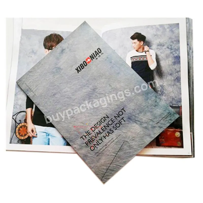 Free Sample Magazine Book Printing Cosmetic Catalogue Brochure Design Printing Service