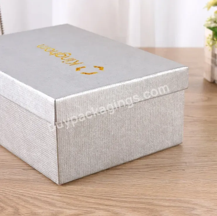 Free Sample Wholesale Custom Logo Cardboard Paperboard Paper Shoes Packaging Boxes With Lid - Buy Shoe Boxes,Custom Made Shoe Box,Shoes Packing.