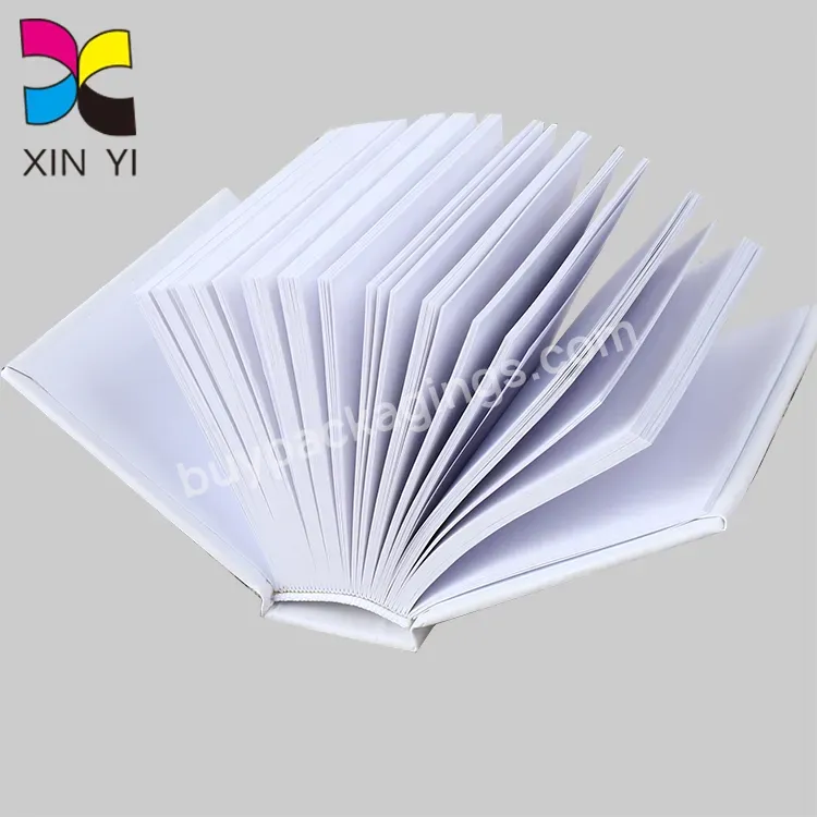 Free Samples Hard And Softcover Book Printing Blank White Hardcover Book