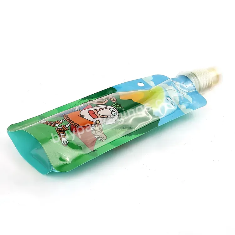Free Samples Transparent Plastic Spout Pouch For Drink / Juice Packaging - Buy Spout Pouch,Drink Packaging,Juice Plastic Bags.