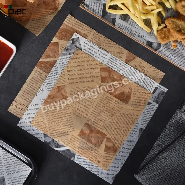 French Fries Wrap Paper Hamburger Container Oil Proof Pad Paper Newspaper Oil Absorbent Papergrease-proof Paper Pads Newspapers - Buy French Fries Wrap Paper Hamburger Container Oil Proof Pad Paper Newspaper Oil Absorbent Paper,Oil Proof Pad Paper Ne
