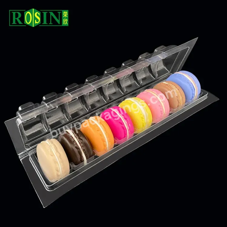 French Macaron Box Packaging Pet Clear Macaron Box With Insert Plastic Tray For Macaron - Buy Macaron Box With Insert,Macaron Insert,French Macaron Box Packaging.