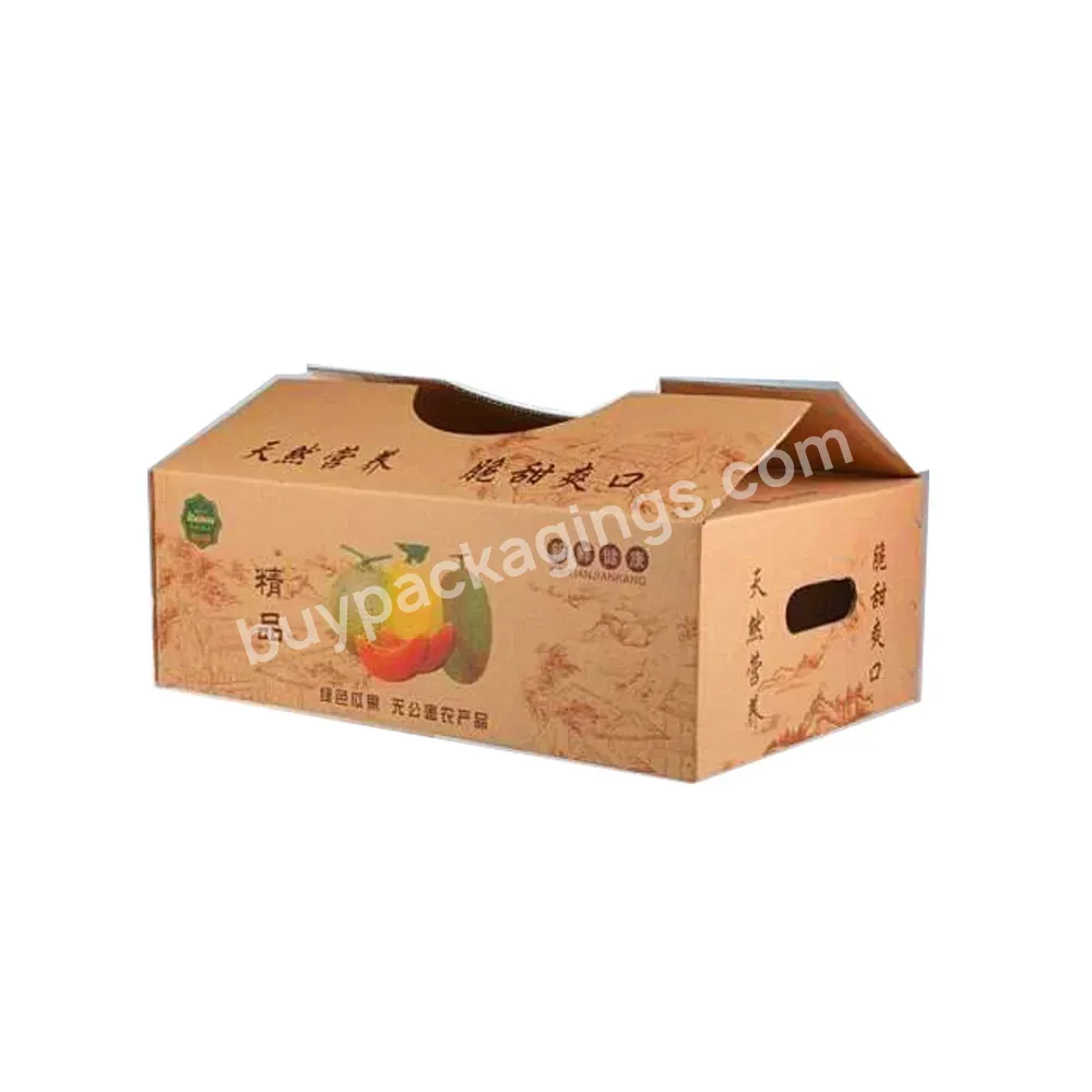 Fresh Fruit And Vegetable Corrugated Cardboard Packaging Box - Buy Fresh Fruit And Vegetable Box,Corrugated Cardboard Box.