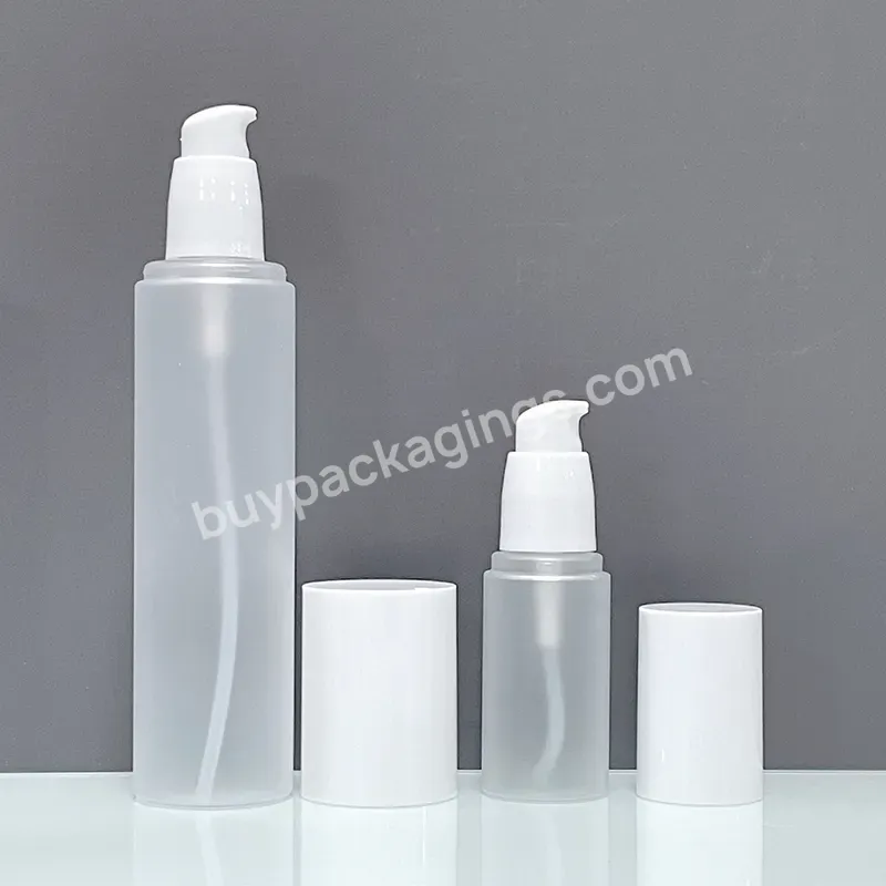 Frosted Cosmetics Packaging High Quality 100ml 60ml Toner Bottles Skin Care Cream Refillable 30g 50g Jars Set - Buy High Quality Cream Jar Toner Bottle Set Travel Size Bottle For Cosmetics Packaging Custom Color Frosted Jars Glossy Bottles,Eye Cream