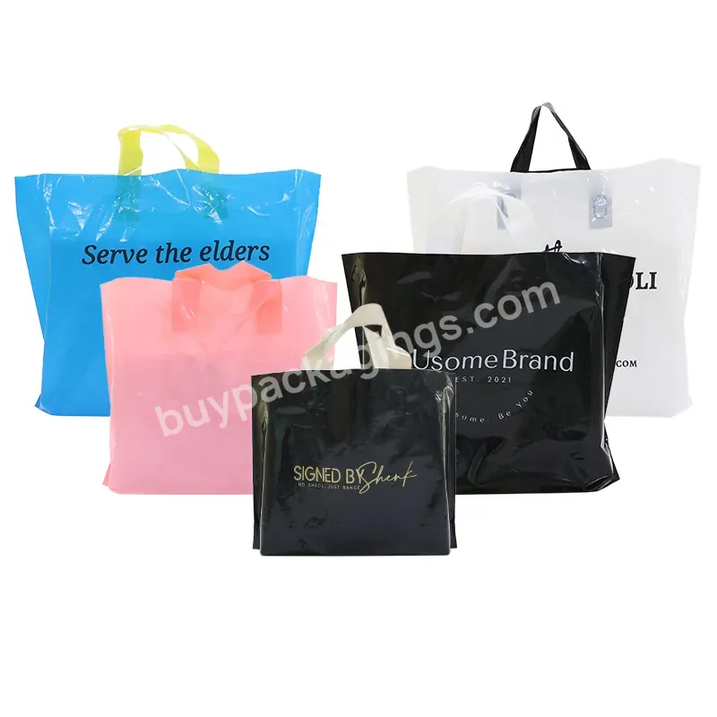 Frosted Recyclable Custom Printing Machines On Printed Jewelry Plastic Packing Clothing Shoes Pants Hats Packaging Shopping Bags - Buy Printing Machines On Plastic Bags,Frosted Plastic Bag,Custom Shopping Bags Logo Printed.